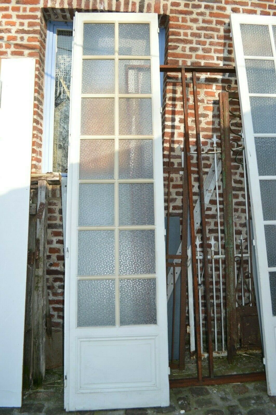 Glass separation doors