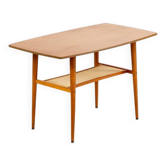 Scandinavian teak coffee table with a double top, 1950s/60s.