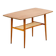 Scandinavian teak coffee table with a double top, 1950s/60s.