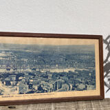 Photograph of Marseille 1950 - panoramic Mediterranean port and city printed by G. Arnaud - antique print