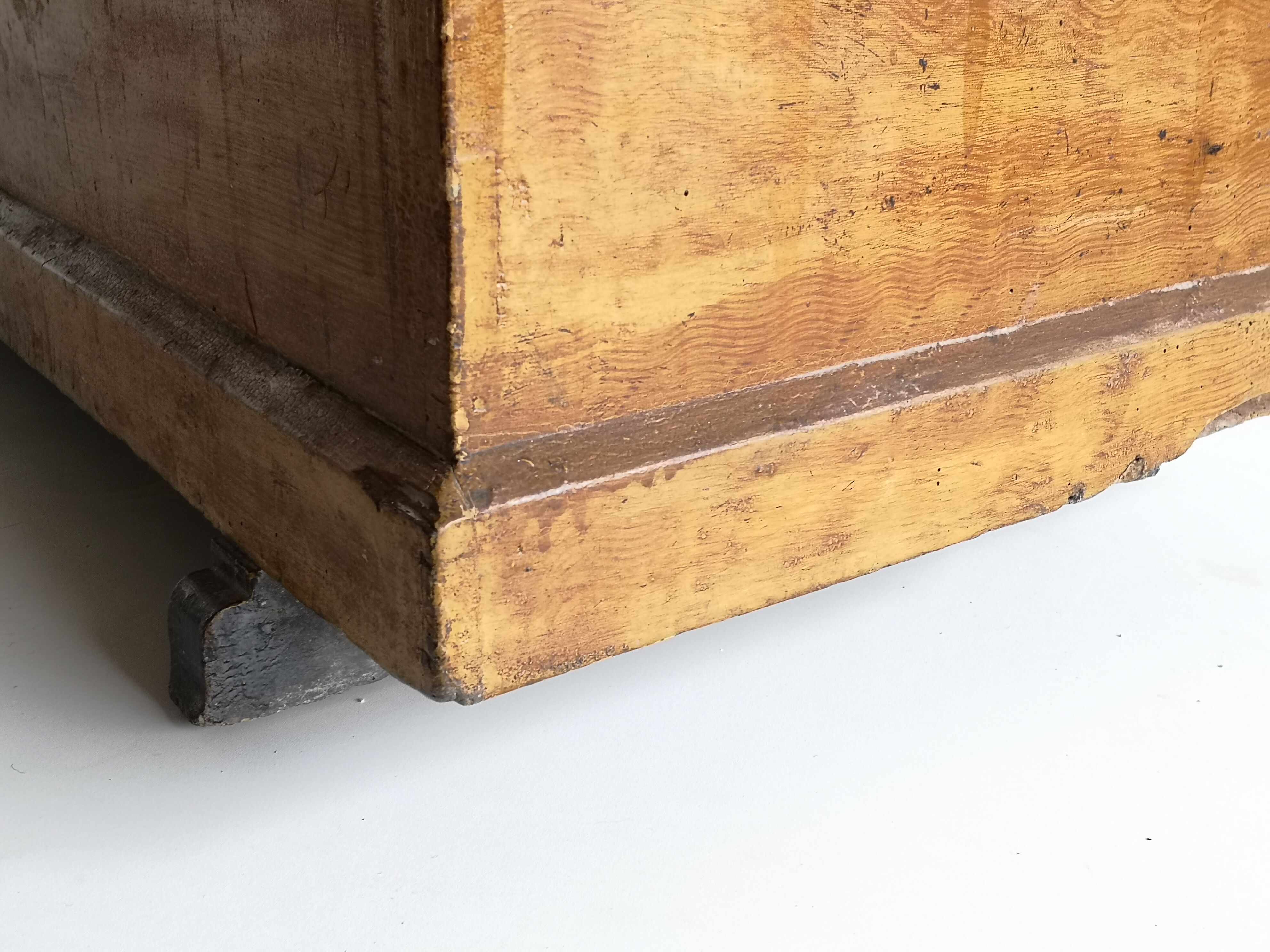 Ancient wooden trunk