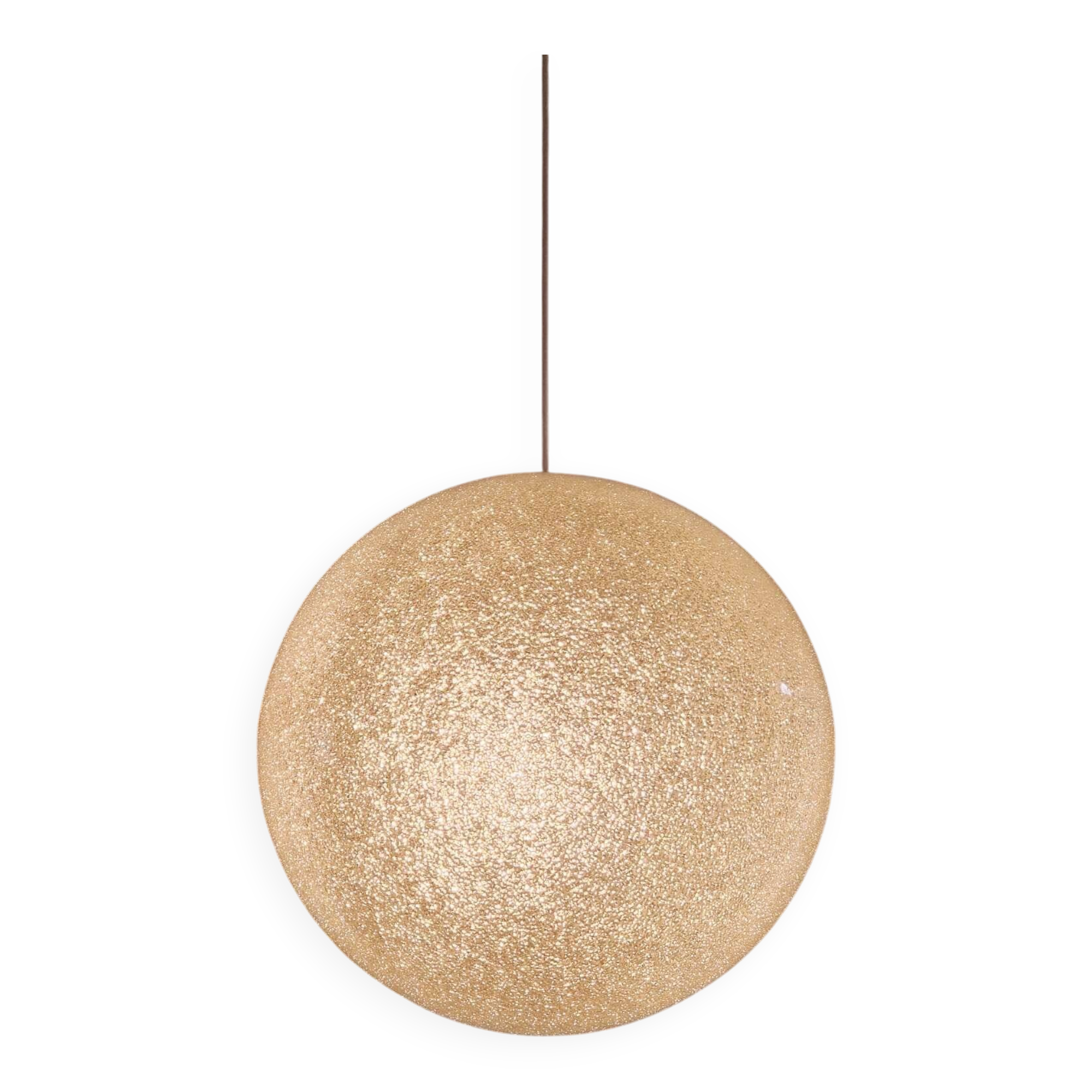 XXL spherical resin pendant light, 1960s