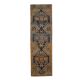 1970s vintage Turkish Oushak handmade wool runner 97x327