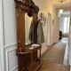 Vestiaire porte manteau en noyer fin XIXe