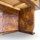 Italian burl walnut art deco console table, 1930s.
