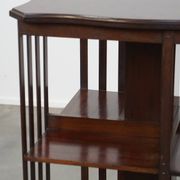Antique English Wooden Book Carousel on Wheels – Late 19th Century