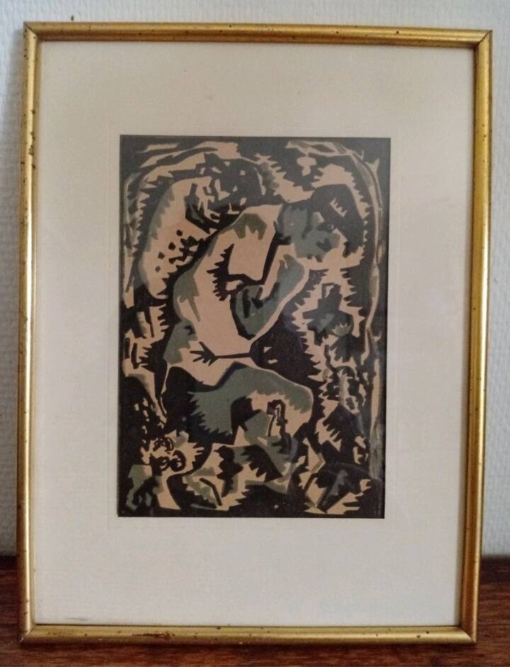 Lithographie, vers 1950
