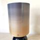 Vintage ceramic and painted silk lamp