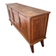 Magnificent enfilade buffet bahut gaston poisson in solid wood.