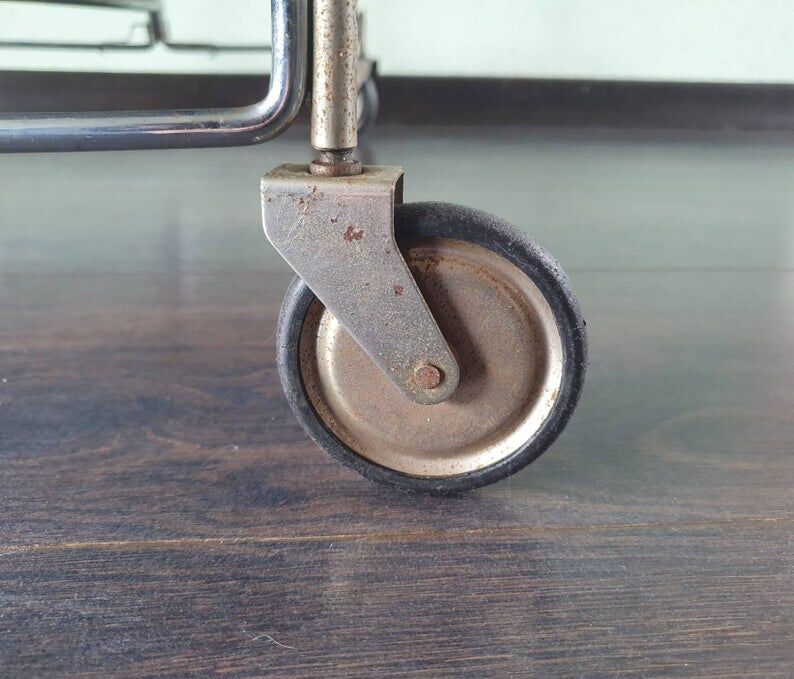 1970s foldable trolley