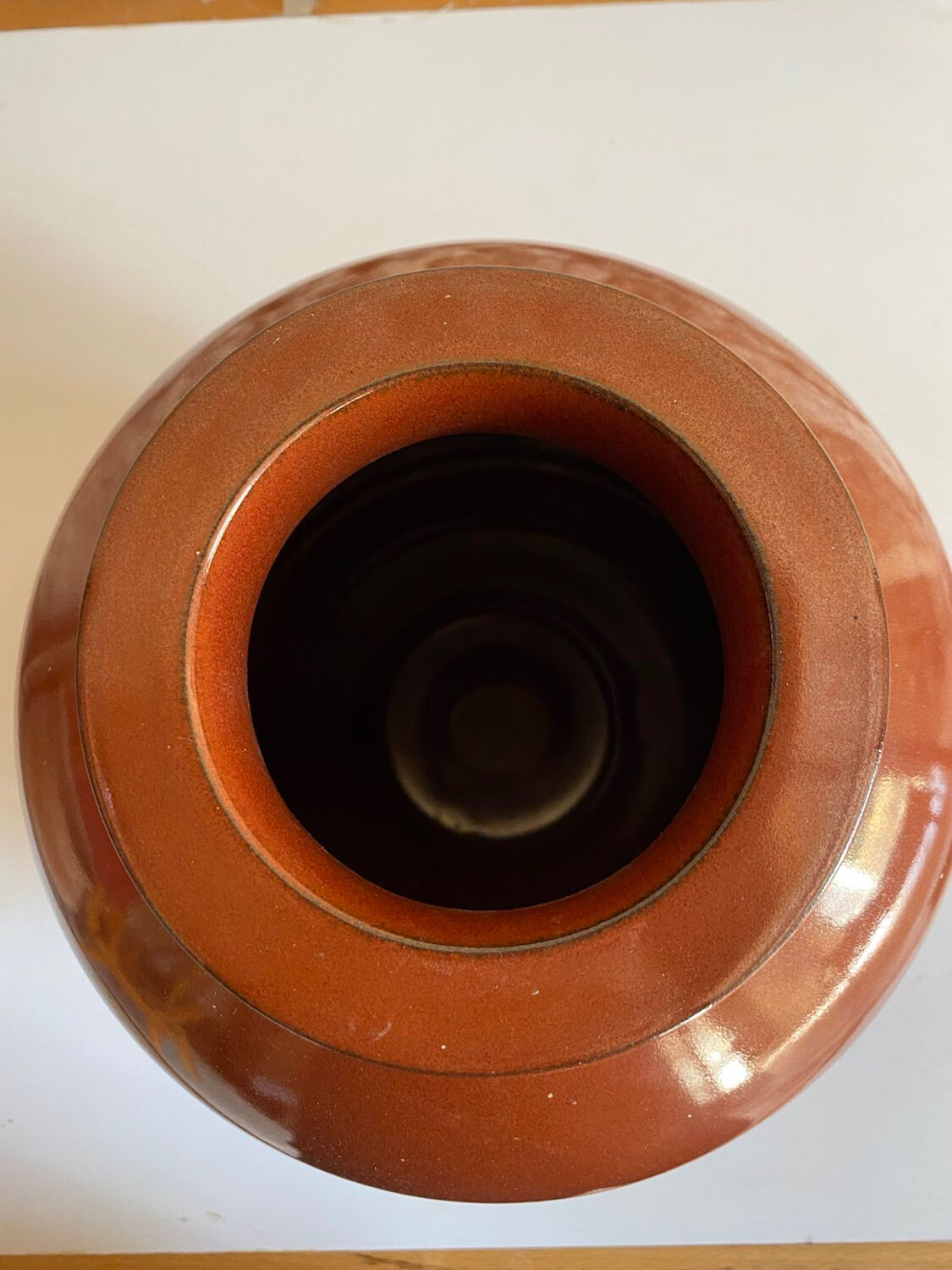 Vase vintage en céramique de grès