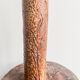 Vase soliflore en grès d'atelier décor épis de blé incisés, années 70
