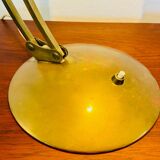 Vintage modernist Kaiser Dell brass lamp 1960s