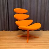 Corona Sepctrum armchair, model EJ 5-S, designed by Poul M. Volther, Erik Jørgensen, Denmark.