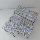 Pull-out tables  modernist ceramic