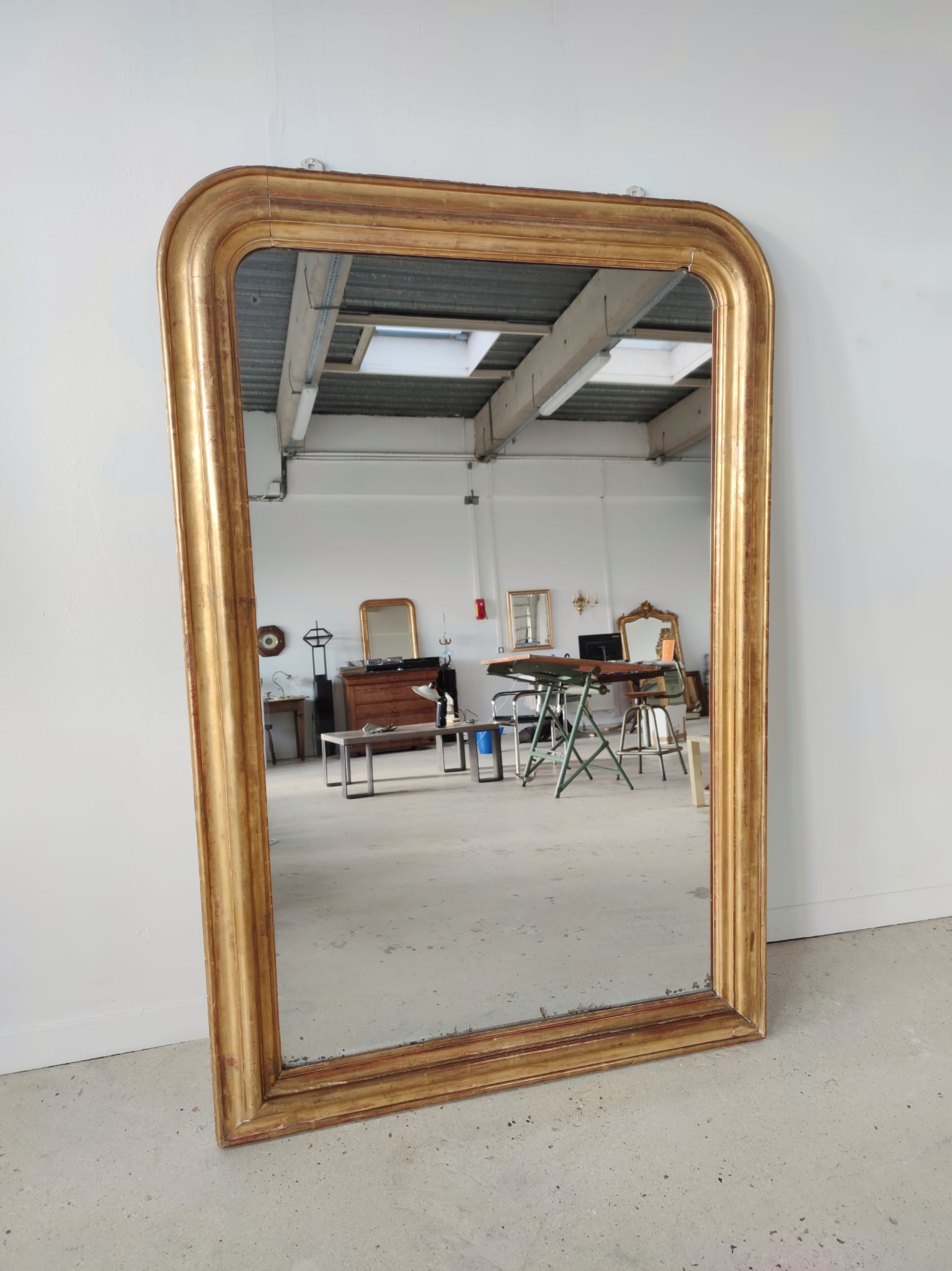 Gilded mirror louis philippe h style:1m66