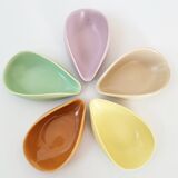 Suite of 5 vintage pocket trays 1950