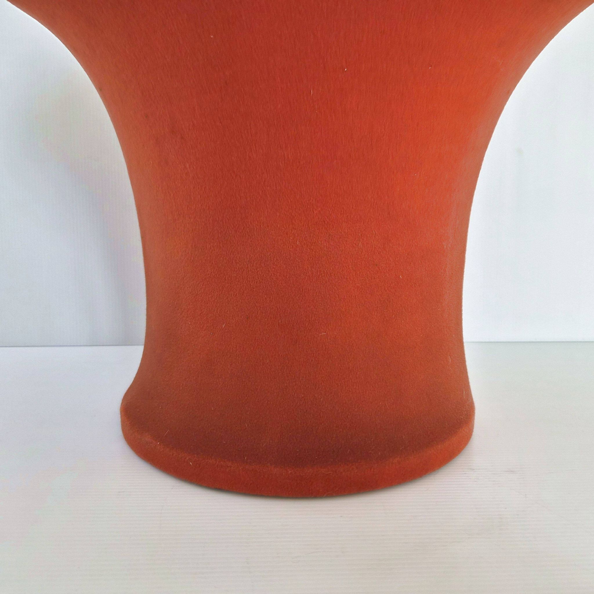 Pouf Ottoman Mushroom Stool Vintage 1960 Wool Jersey DLG Pierre Paulin