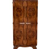 Art Deco cabinet walnut bramble H149