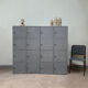 Large patinated locker cabinet (renovated)