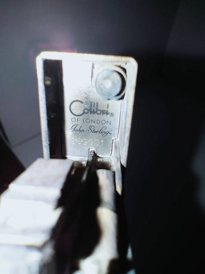 Briquet vintage Colibri of London John Sterling numéroté