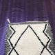Handmade pure wool traditional hallway rug size 75/300 cm