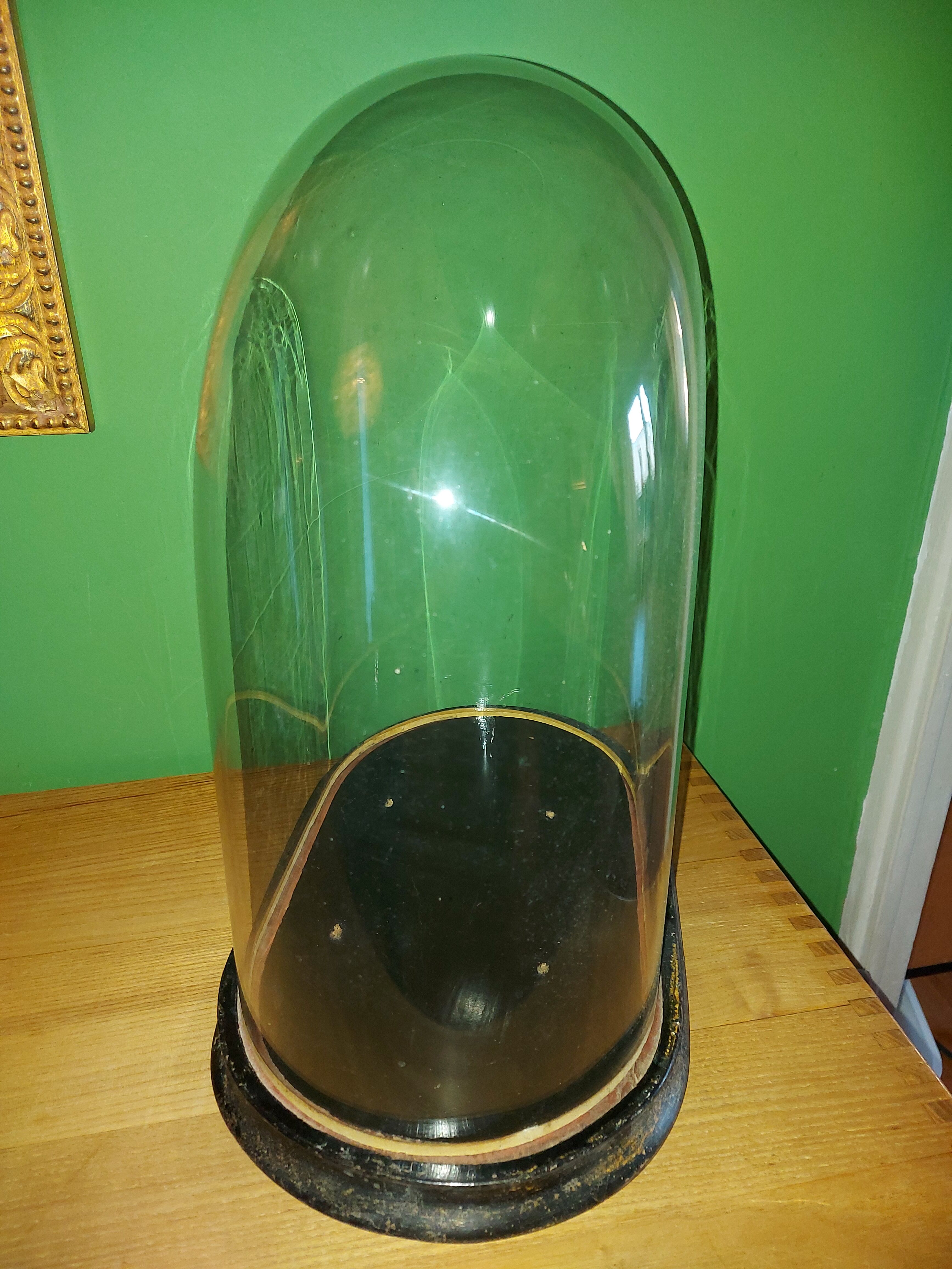 Blown glass wedding bell 38 cm