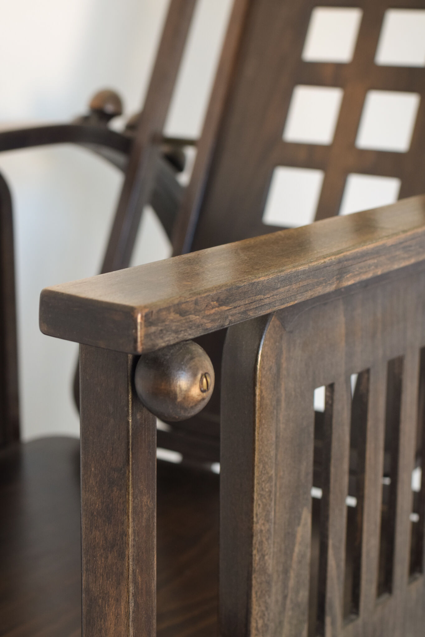 Josef Hoffmann 'Sitzmaschine' Wooden Armchair