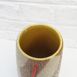 Round ceramic German vase, Scheurich Heinz Siery