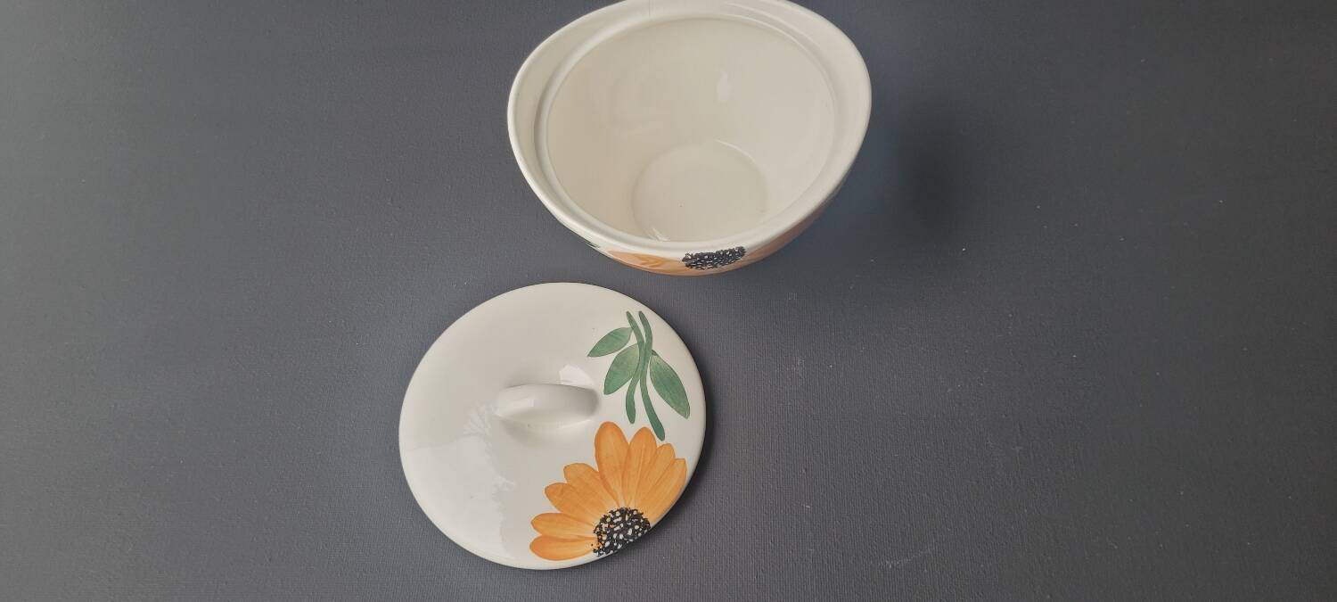 Gien sugar bowl 70's
