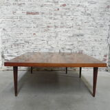 Vintage coffee table with opening on one corner