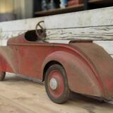 Antique tin toy car from the 1930s