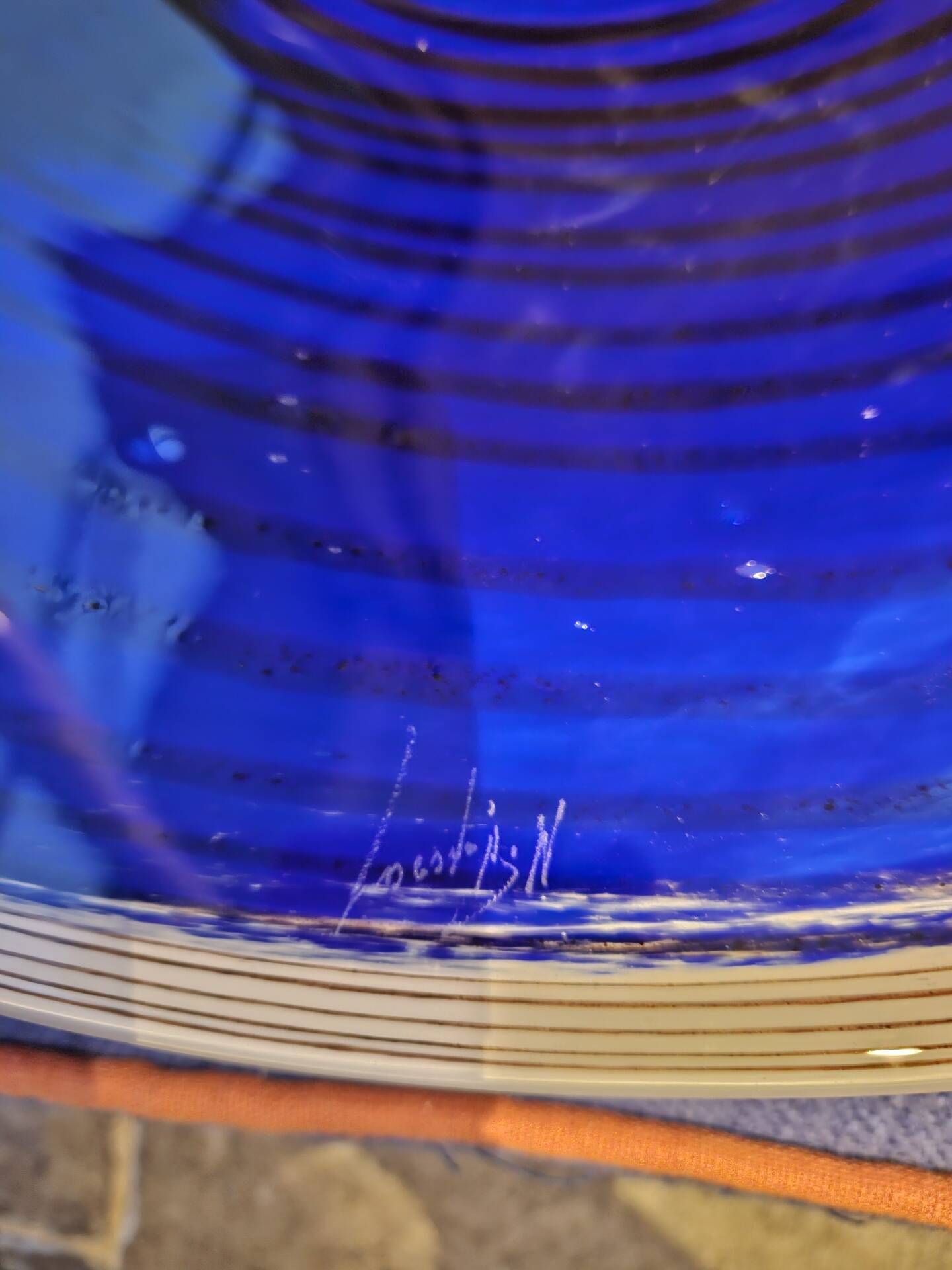 "Fused glass" artisan glassmaker