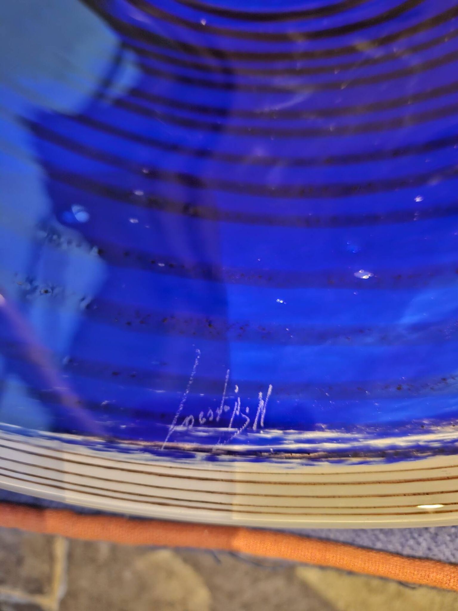 "Fused glass" artisan glassmaker