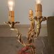 Pair of antique Rococo wall sconces in Louis XV style.