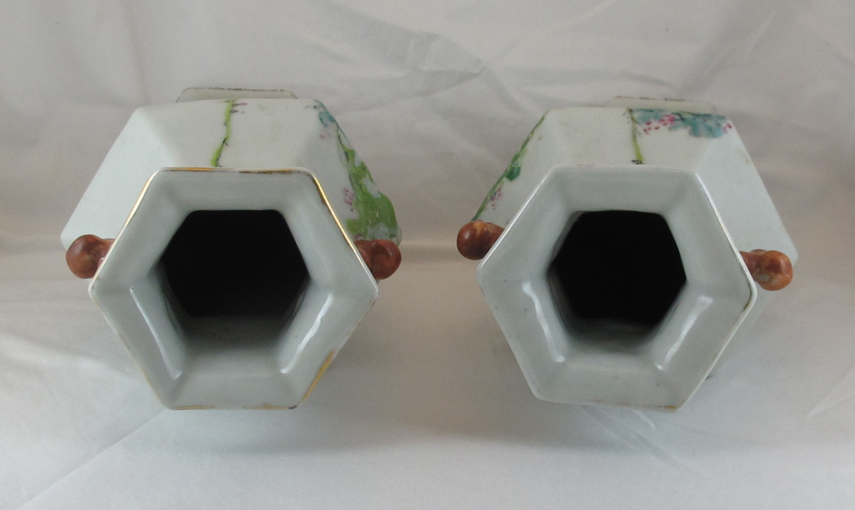 Pair of vases chinois China 19th century