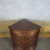 Encoignure en chêne XIX ème