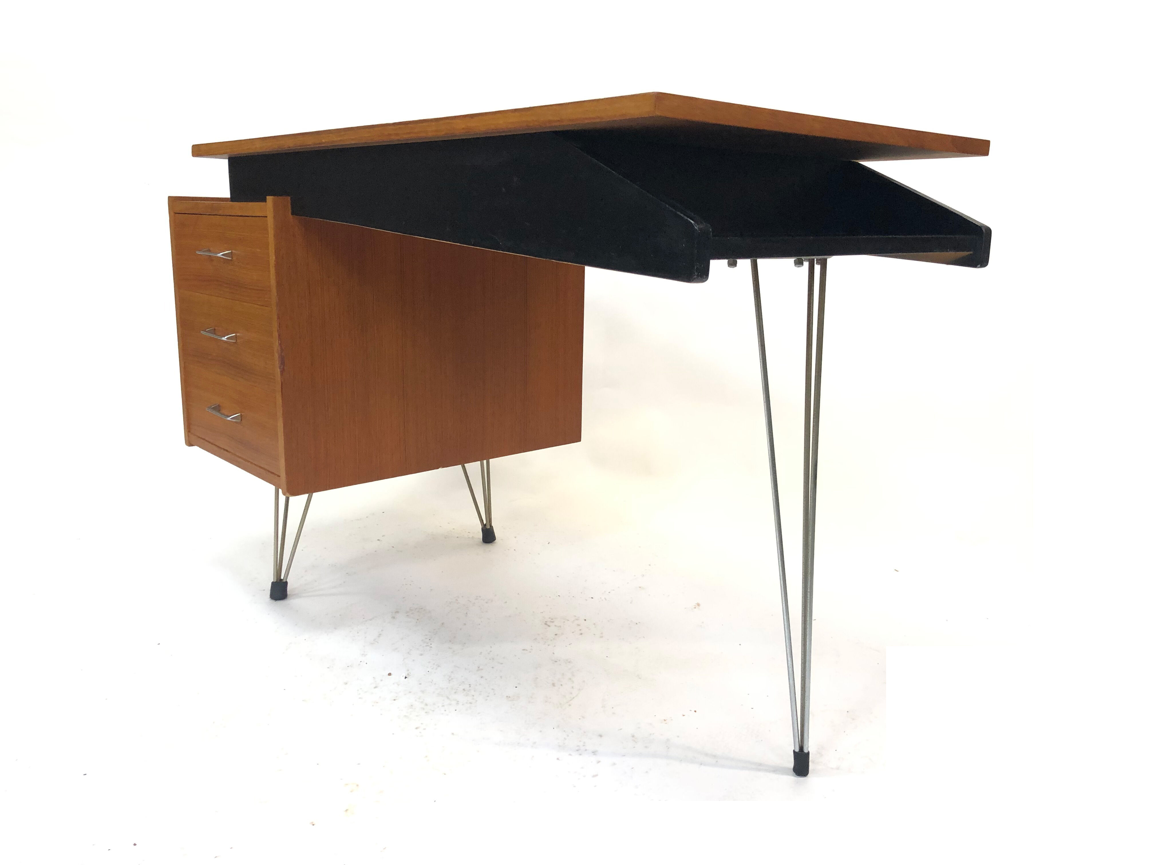 Designer Vintage Pastoe Cees Braakman desk of the 50s teak