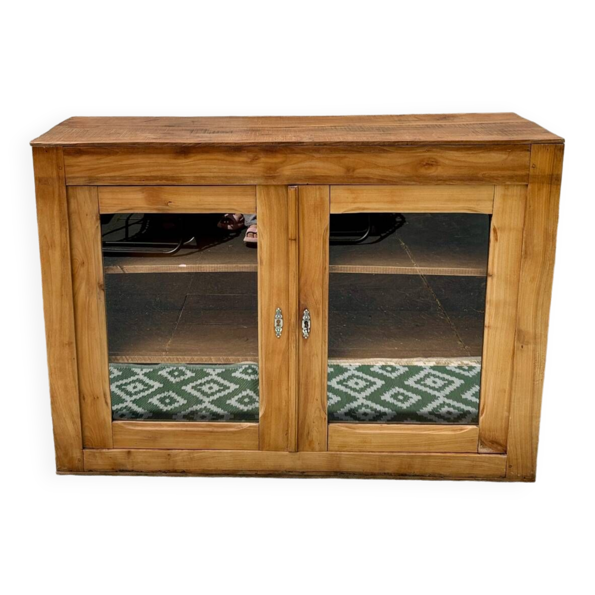 Raw wood display case