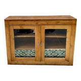 Raw wood display case