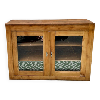Raw wood display case