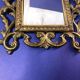 Small Rococo Baroque style mirror by Roberta Wood vintage 50/60