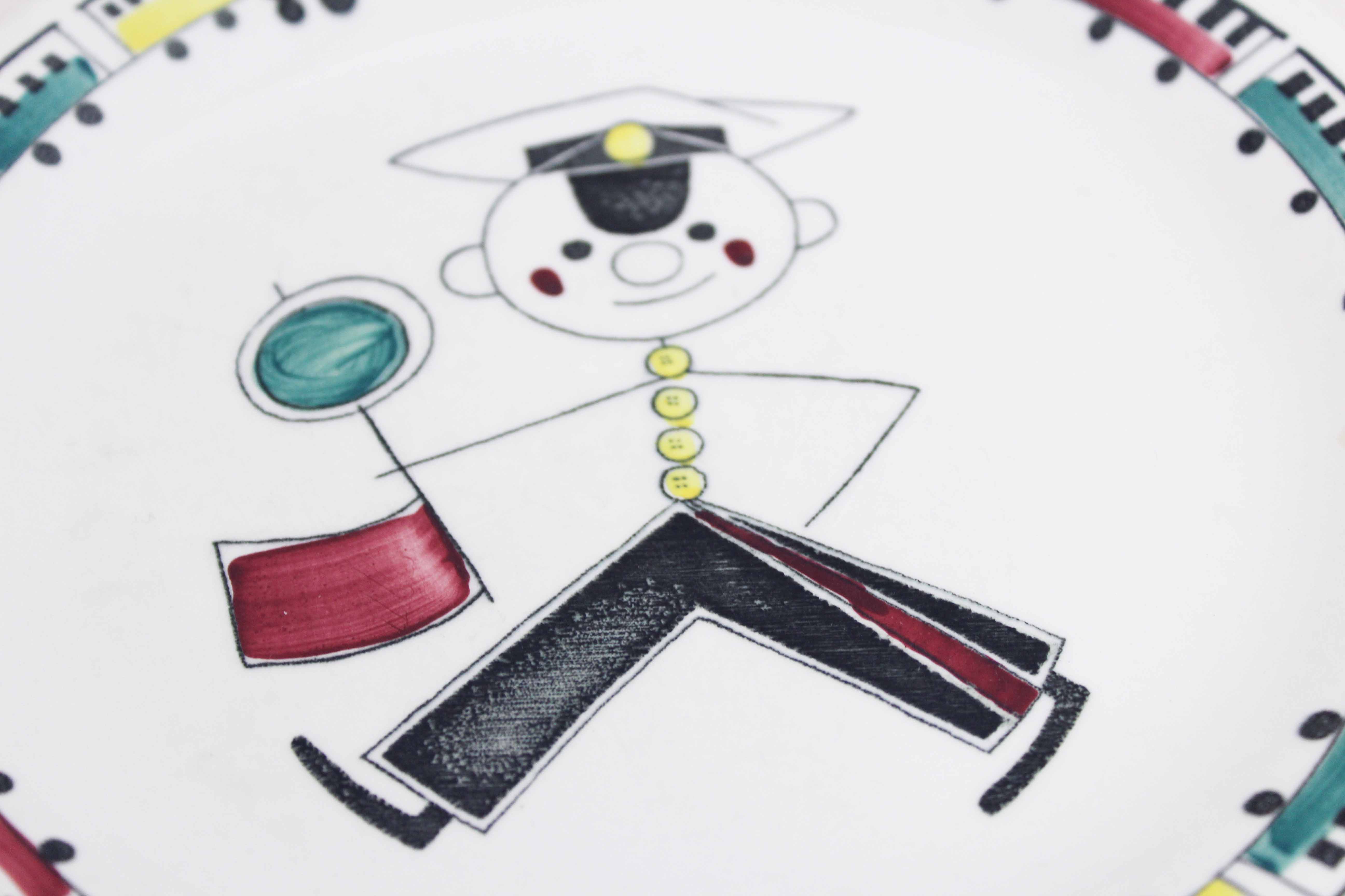 Rorstrand Tuff Tuff Children's Plate by Marianne Westman