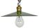 Industrial Green Enamel Light, 1930s