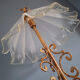 Large vintage Murano lamp, antique design light fixture.