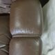 Vintage leather stressless reclining chair