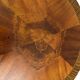 art deco display table with marquetry
