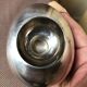 Silver metal candlestick