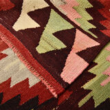 7x9 Modern Geometric Kilim Rug, 202x291Cm