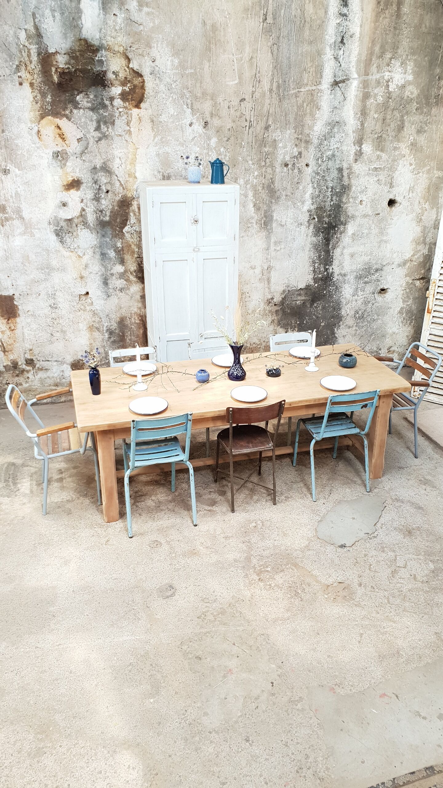 Vintage farmhouse table